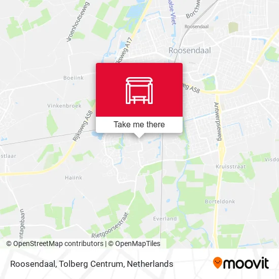 Roosendaal, Tolberg Centrum map