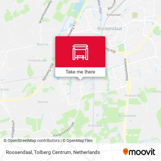 Roosendaal, Tolberg Centrum map