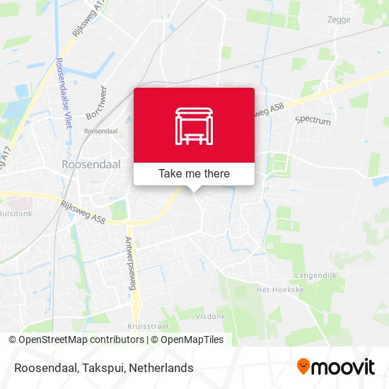 Roosendaal, Takspui map