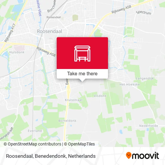 Roosendaal, Benedendonk map