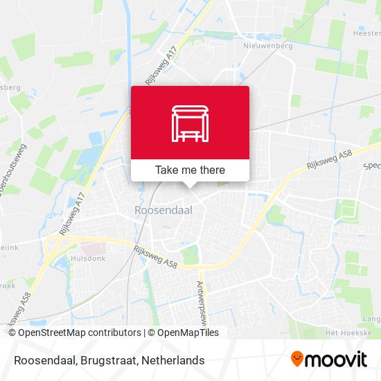 Roosendaal, Brugstraat map