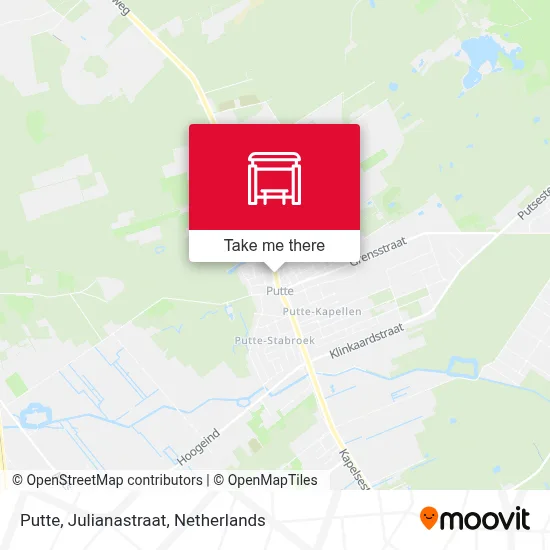 Putte, Julianastraat map