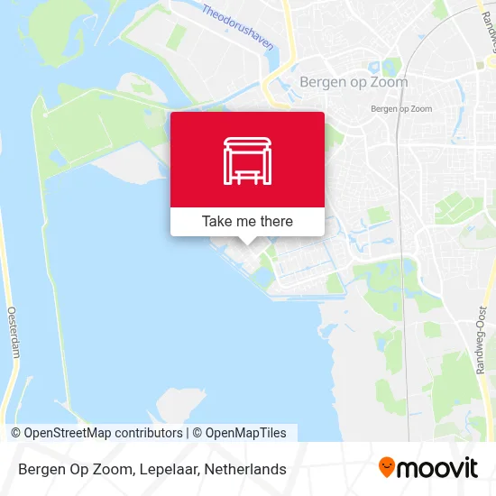 Bergen Op Zoom, Lepelaar Karte