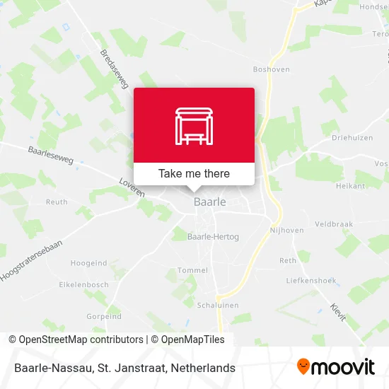 Baarle-Nassau, St. Janstraat map