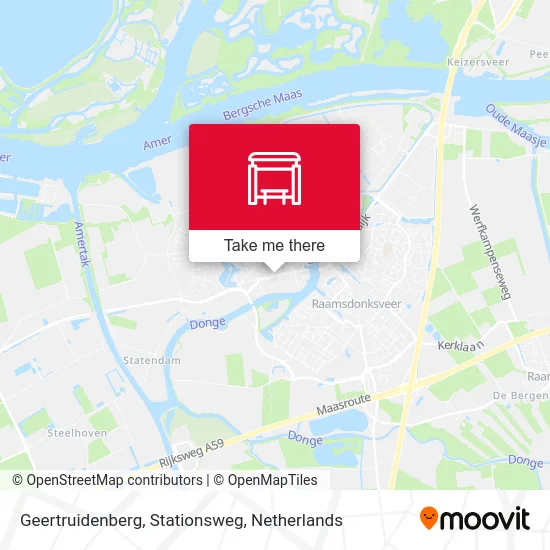 Geertruidenberg, Stationsweg map
