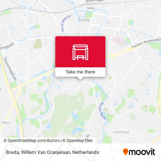 Breda, Willem Van Oranjelaan map