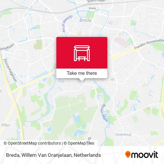 Breda, Willem Van Oranjelaan map