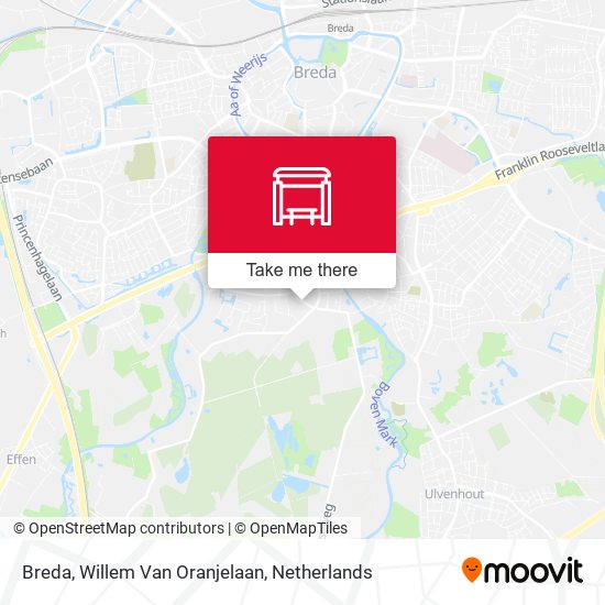 Breda, Willem Van Oranjelaan map