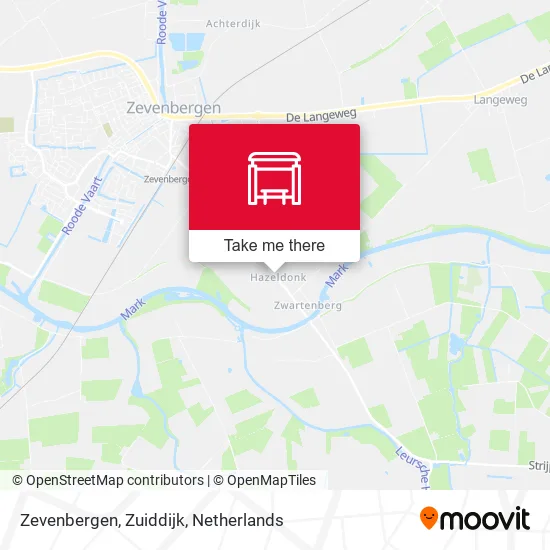 Zevenbergen, Zuiddijk map