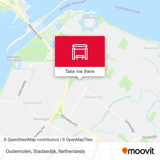 Oudemolen, Stadsedijk map