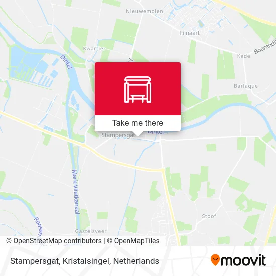 Stampersgat, Kristalsingel Karte