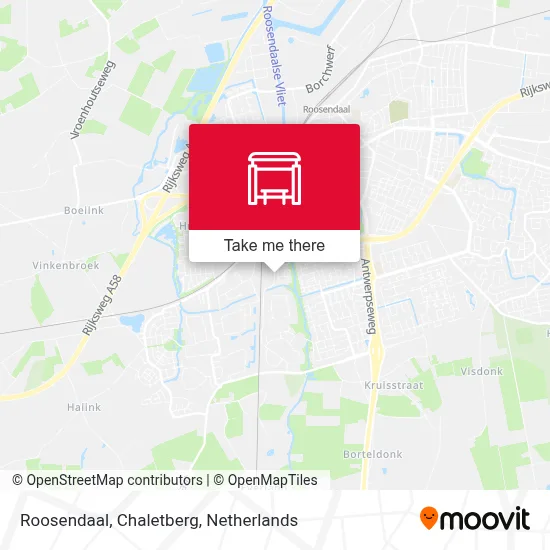 Roosendaal, Chaletberg map