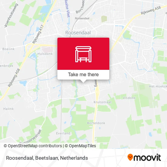 Roosendaal, Beetslaan map