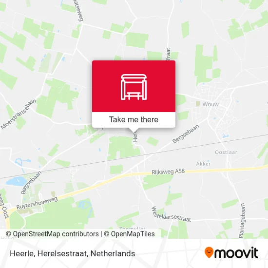Heerle, Herelsestraat map