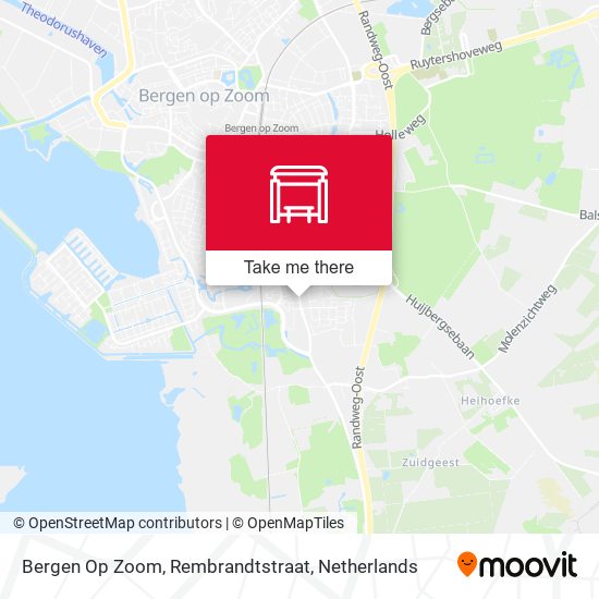 Bergen Op Zoom, Rembrandtstraat map