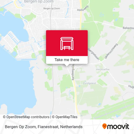 Bergen Op Zoom, Fianestraat map