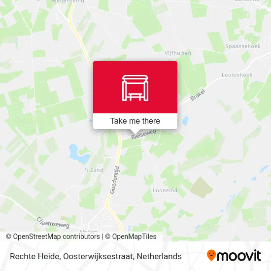 Rechte Heide, Oosterwijksestraat map