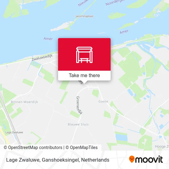 Lage Zwaluwe, Ganshoeksingel map