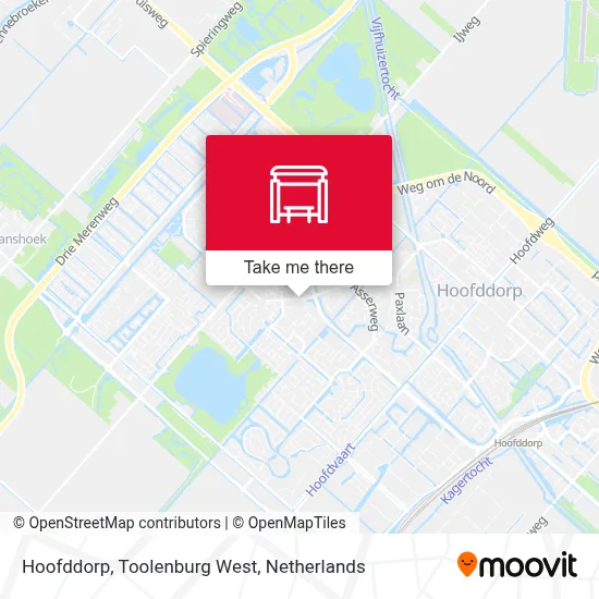 Hoofddorp, Toolenburg West Karte