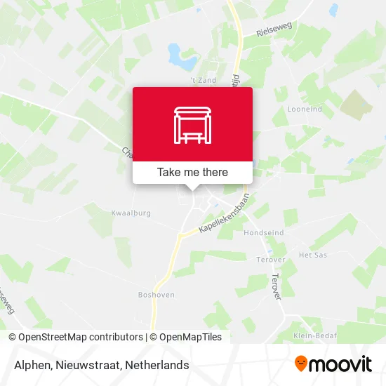 Alphen, Nieuwstraat map