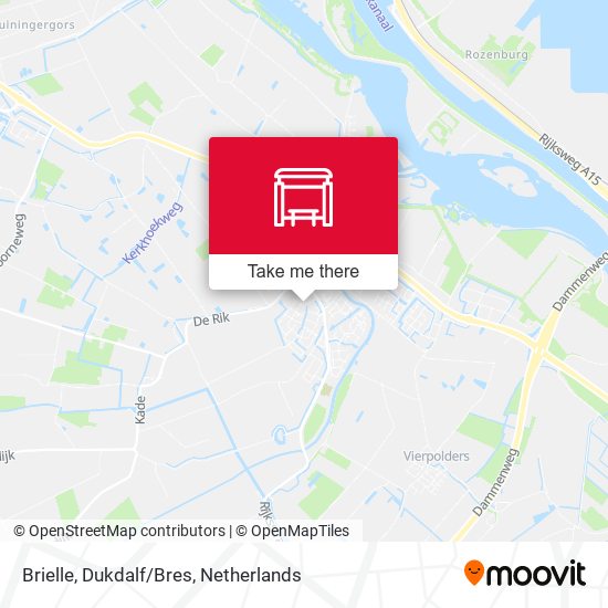 Brielle, Dukdalf/Bres map