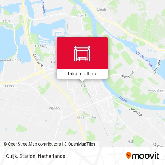 Cuijk, Station Karte