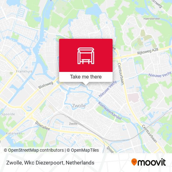 Zwolle, Wkc Diezerpoort map