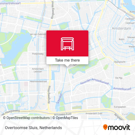 Overtoomse Sluis map