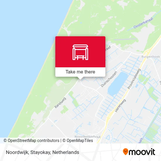 Noordwijk, Stayokay Karte