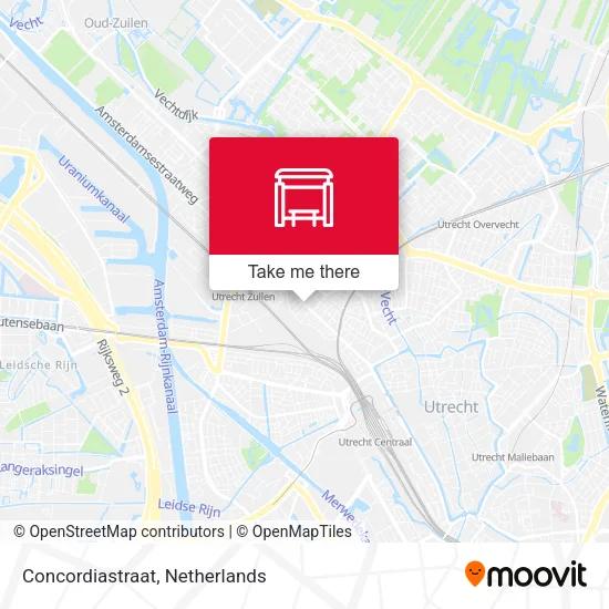 Concordiastraat map