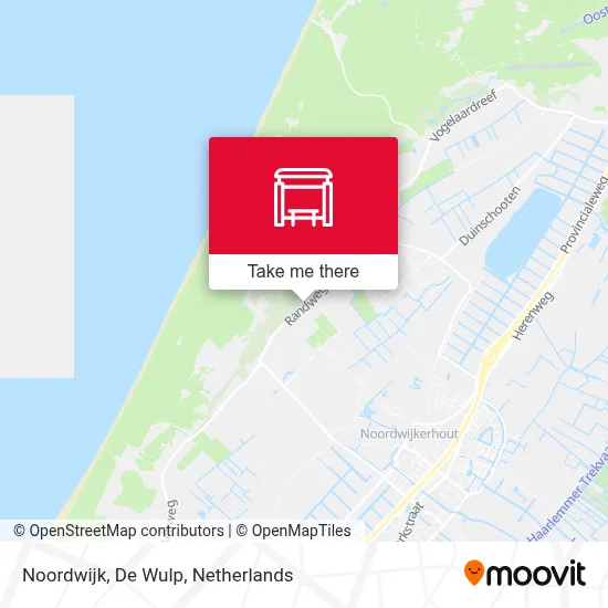 Noordwijk, De Wulp Karte