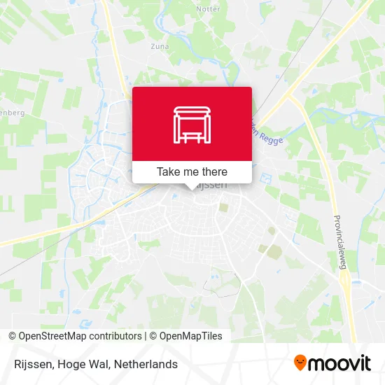 Rijssen, Hoge Wal map