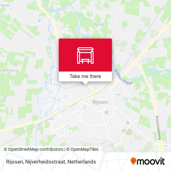 Rijssen, Nijverheidsstraat map