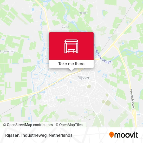 Rijssen, Industrieweg map