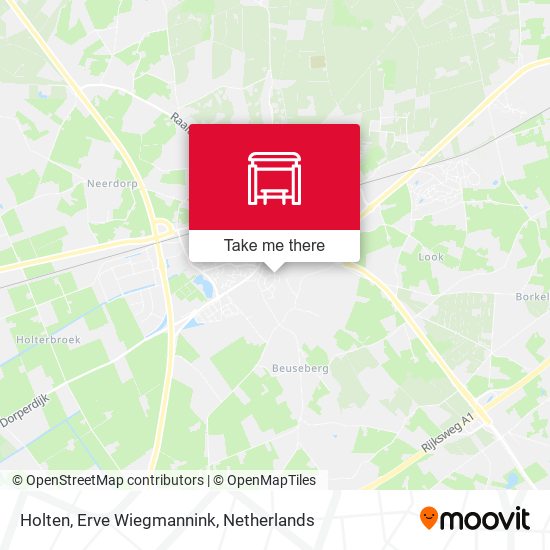 Holten, Erve Wiegmannink map