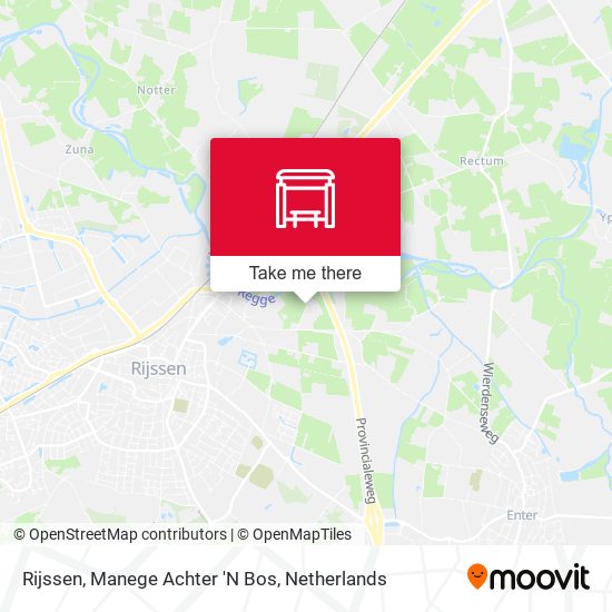 Rijssen, Manege Achter 'N Bos map