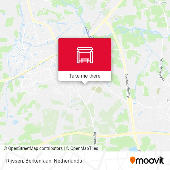 Rijssen, Berkenlaan Karte