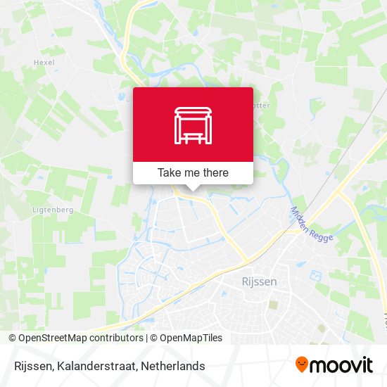Rijssen, Kalanderstraat map