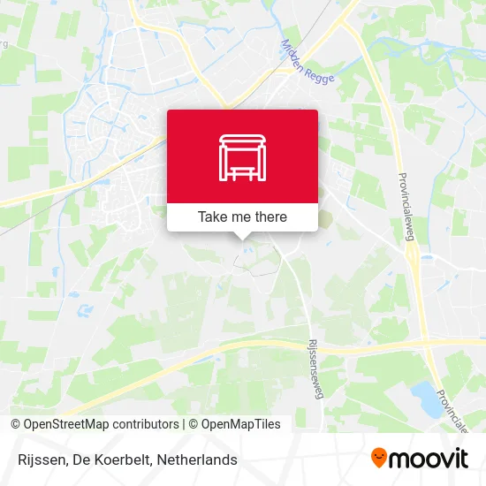 Rijssen, De Koerbelt Karte