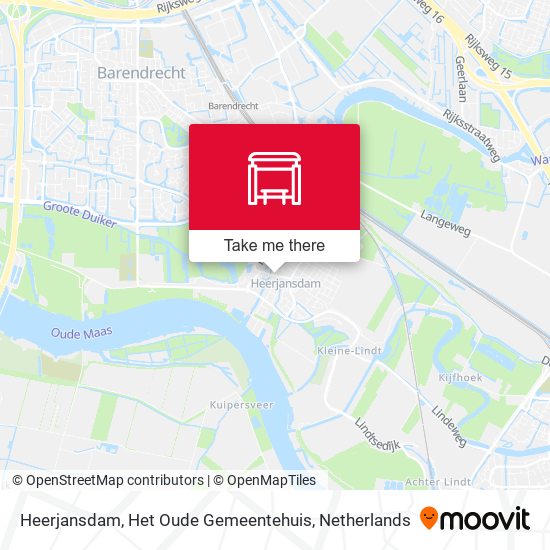 Heerjansdam, Het Oude Gemeentehuis map