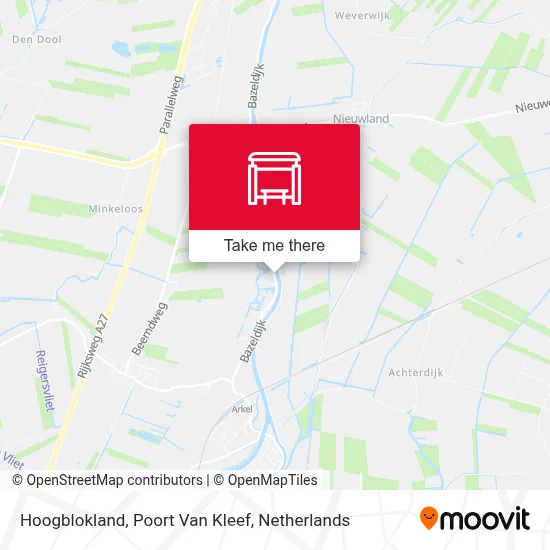Hoogblokland, Poort Van Kleef map