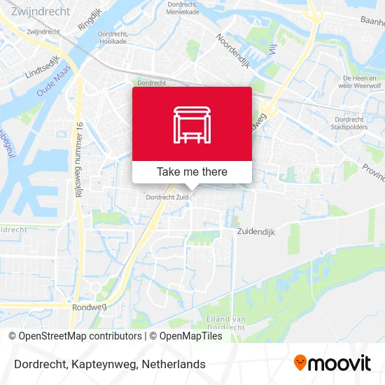 Dordrecht, Kapteynweg map