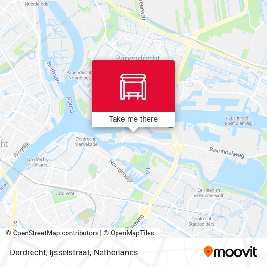 Dordrecht, Ijsselstraat map