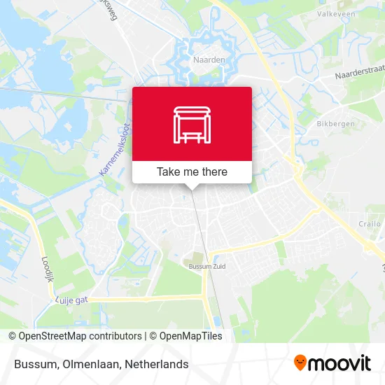 Bussum, Olmenlaan map