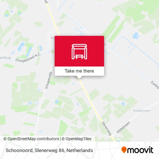 Schoonoord, Slenerweg 86 map