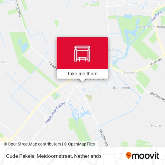 Oude Pekela, Meidoornstraat map