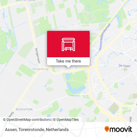 Assen, Torenrotonde map