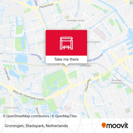 Groningen, Stadspark map