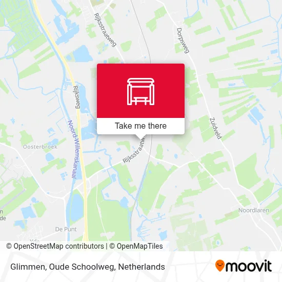 Glimmen, Oude Schoolweg map