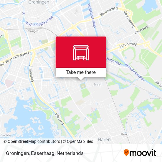 Groningen, Esserhaag map